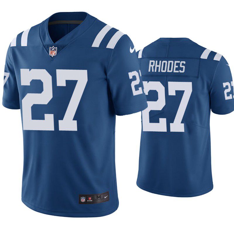 Men Indianapolis Colts 27 Xavier Rhodes Nike Blue Limited NFL Jersey
